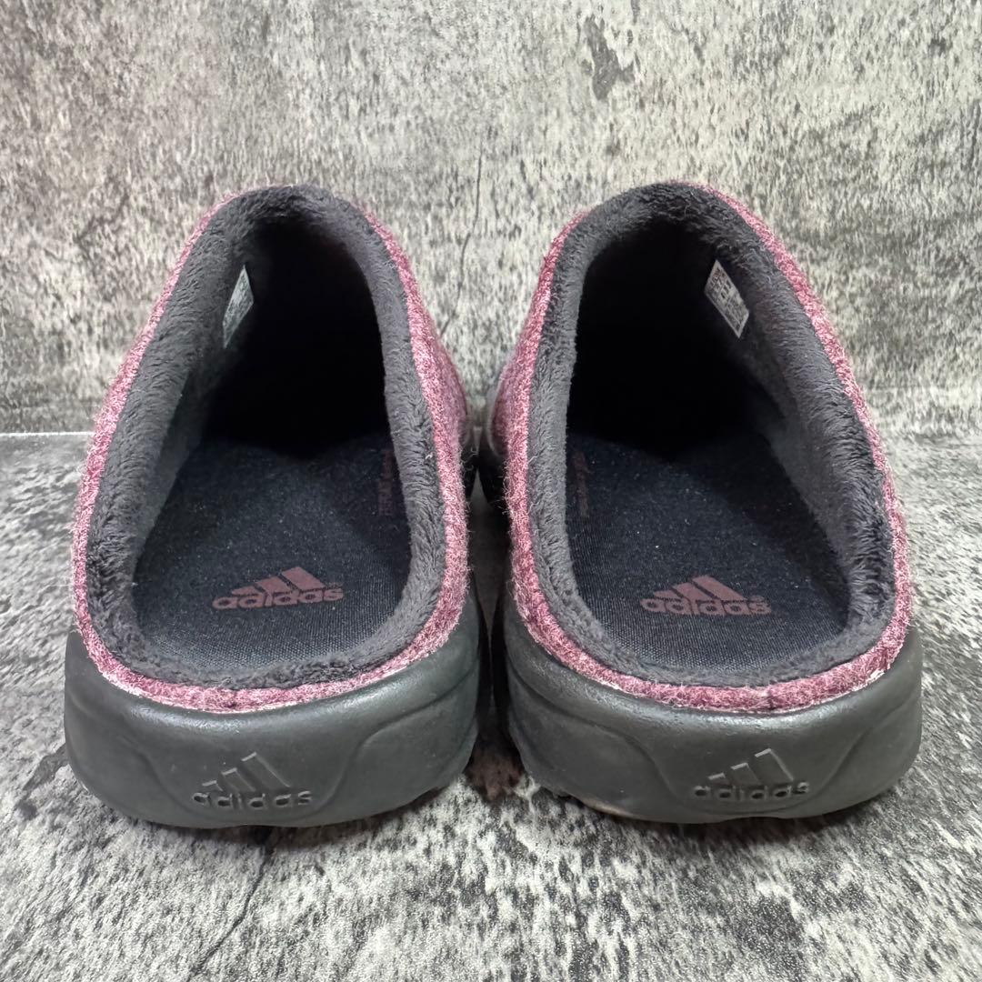 【美品】adidas トアロ クロッグ サンダル ワイン ブラック 25.5