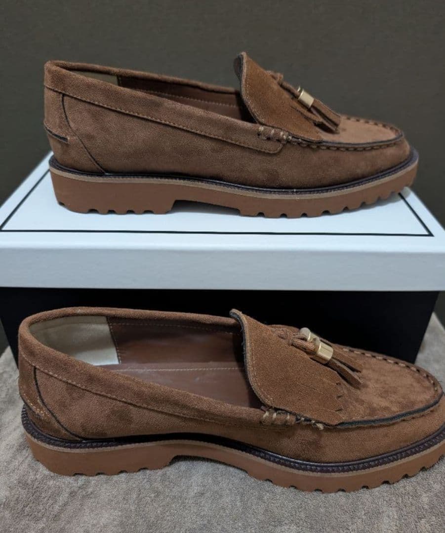 BARNYARDSTORM【Mazell】スエードタッセルローファー