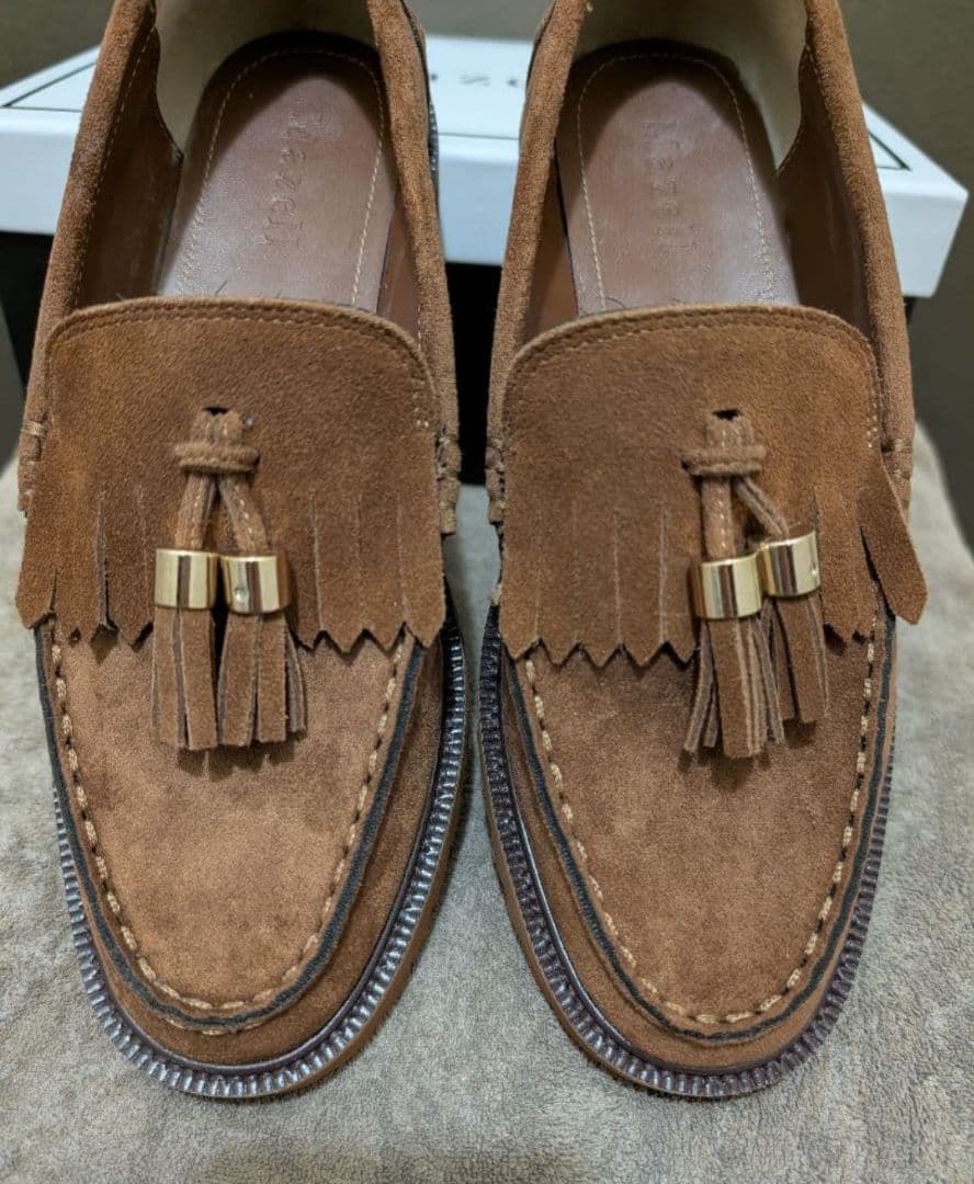 BARNYARDSTORM【Mazell】スエードタッセルローファー