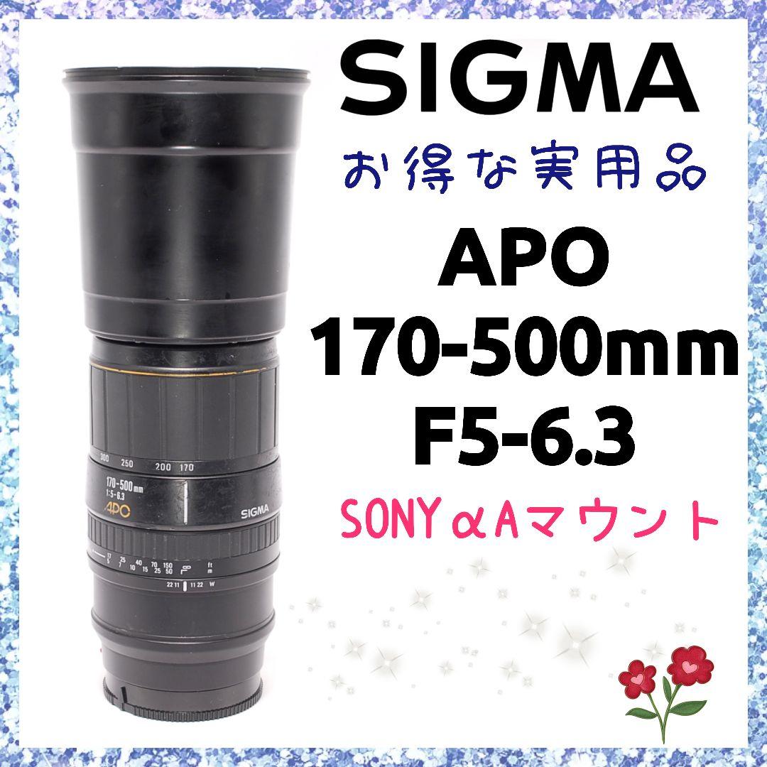 ❤即購入1000円OFF❤ シグマ APO 170-500mm ソニー αA