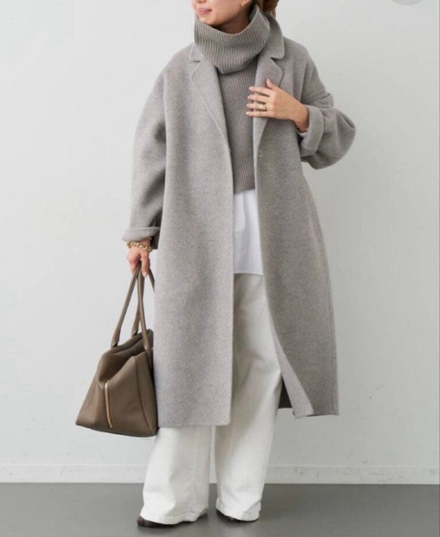 YVES SALOMON イヴ サロモン　フロントニットウェア