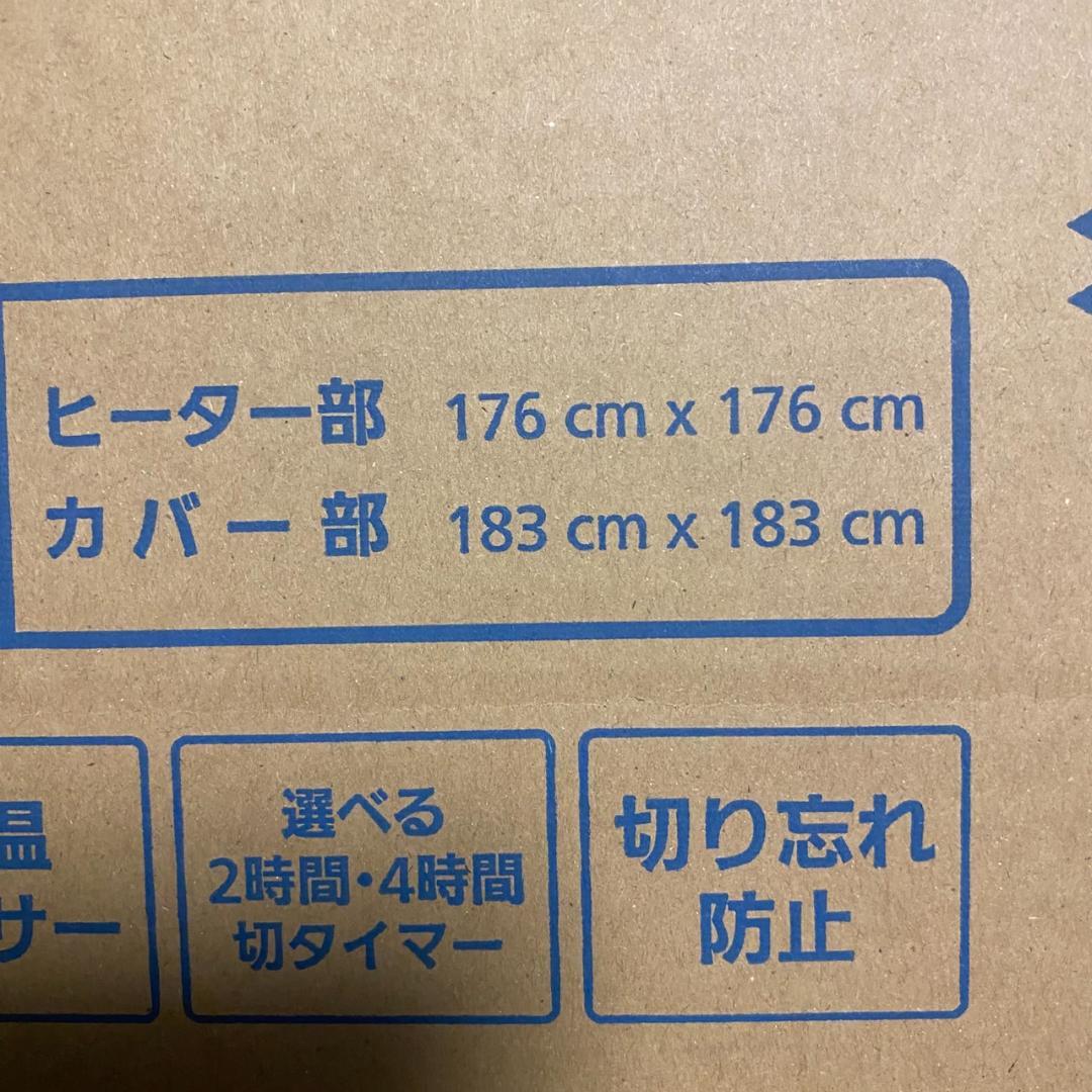 Panasonic DC-2NK 電気カーペット ベージュ　箱、取説付き