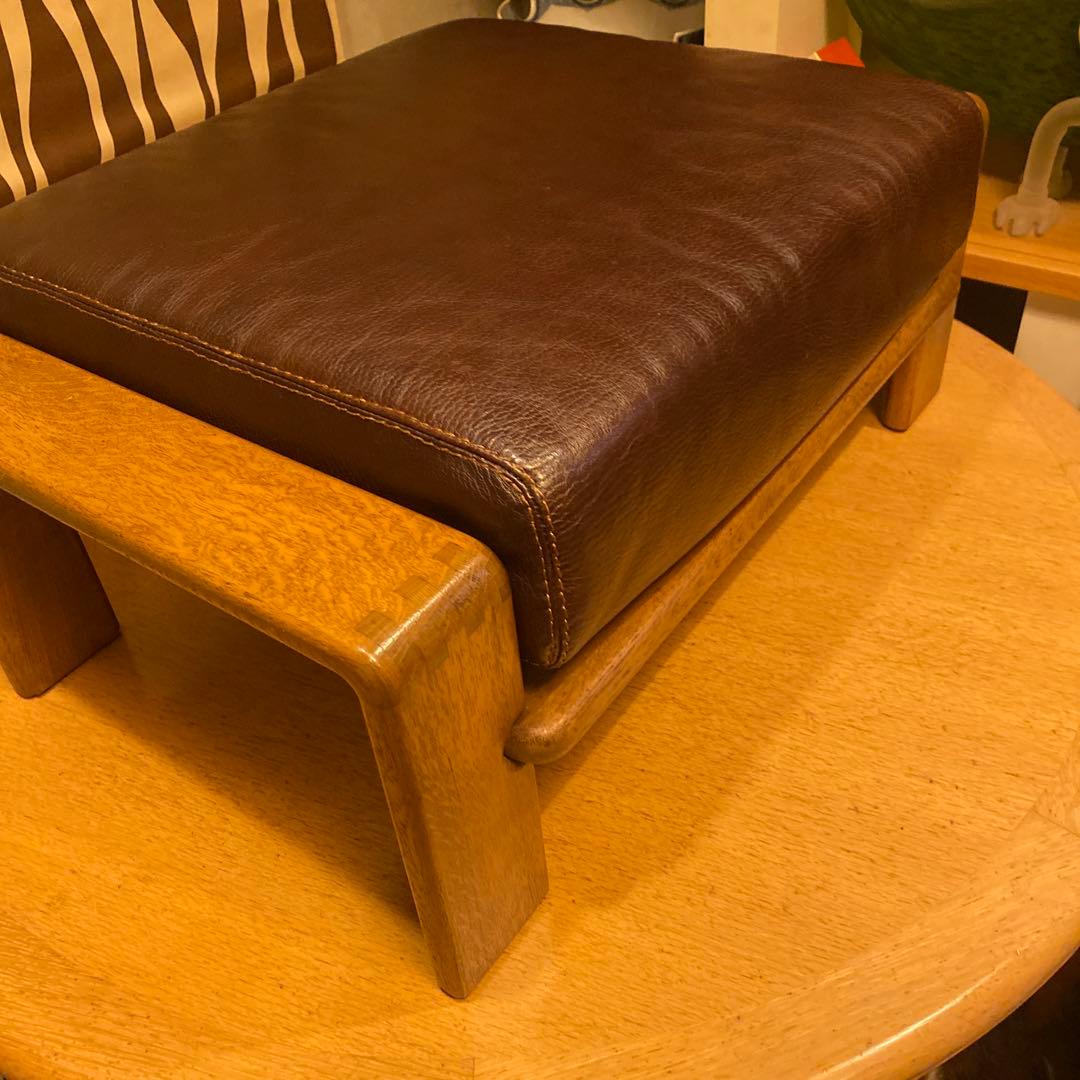 Condehouse ボルス　オットマン　高級　シボ厚革　旭川家具