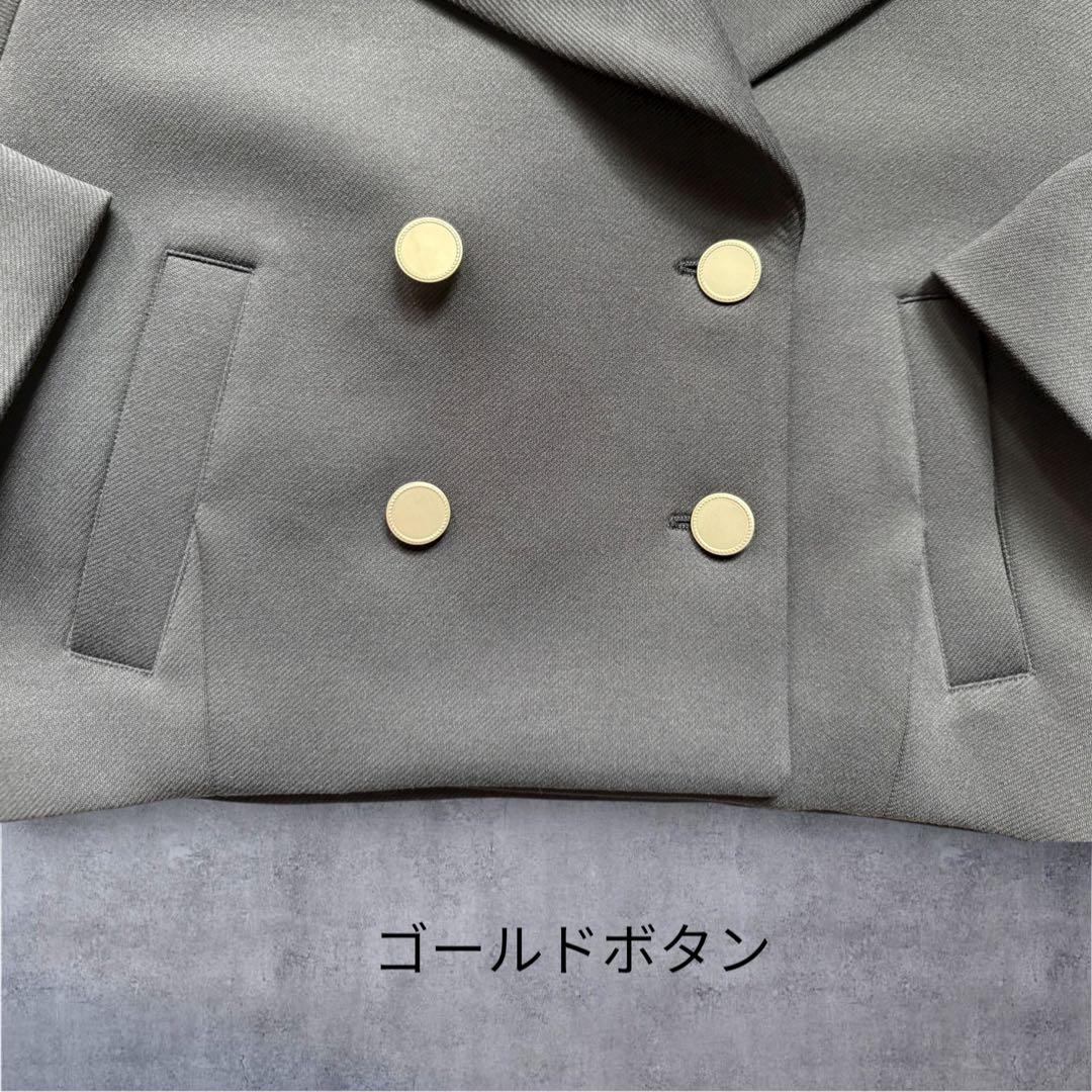 【新品未使用】SNIDEL スナイデル ／ラグランショートコート／ネイビー