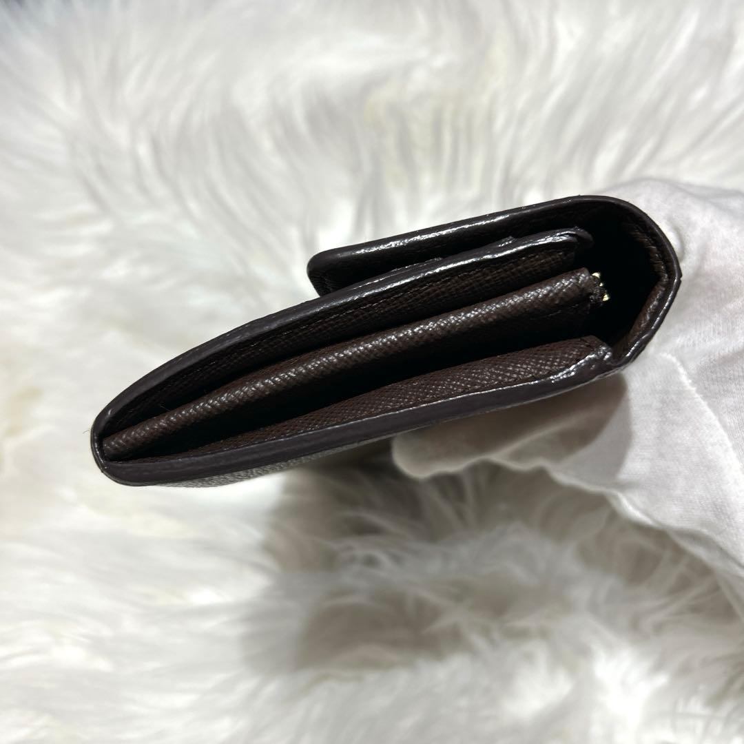 ルイヴィトン ポルトフォイユサラ ダミエエビヌ N61734