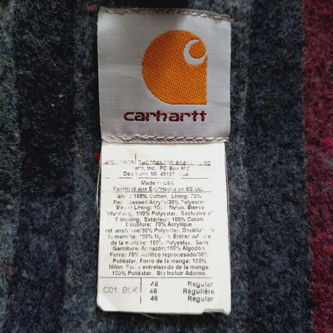美品 Carhartt チョアコート ブラック USA製 2XL相当
