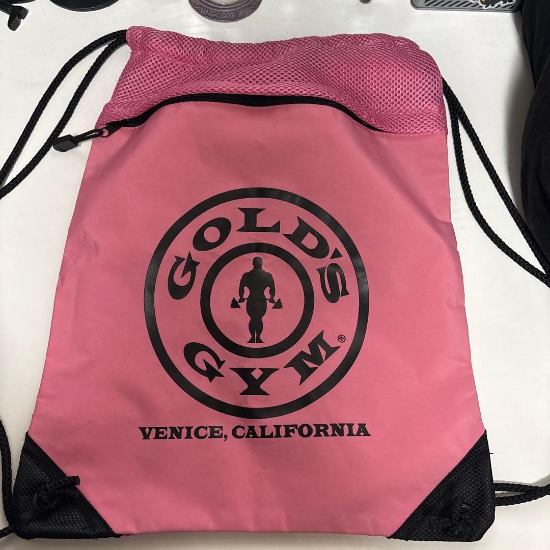 GOLD'S GYM ピンクバックパック
