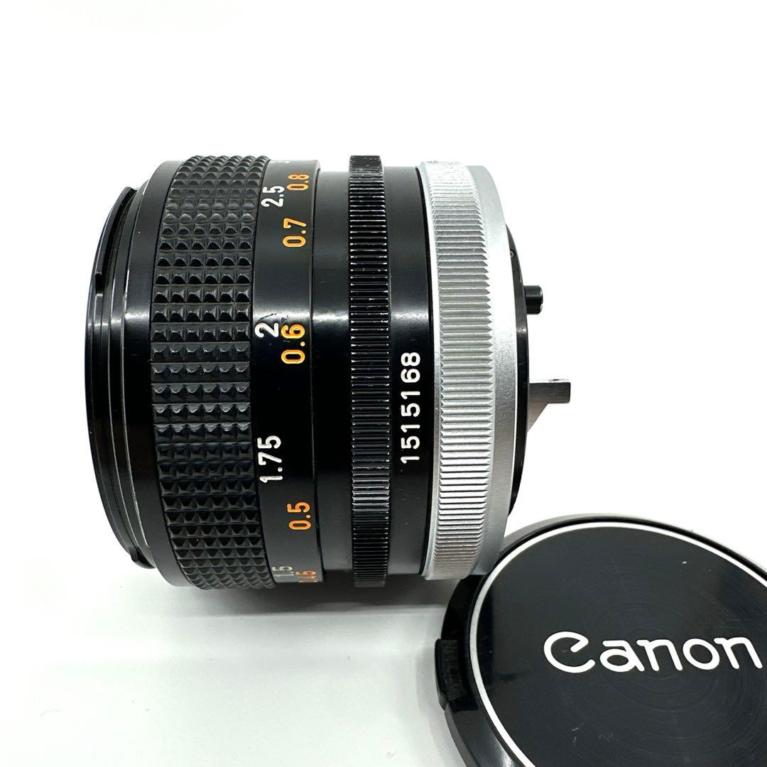 [美品]CANON FD 50mm f/1.4 s.s.c レンズ