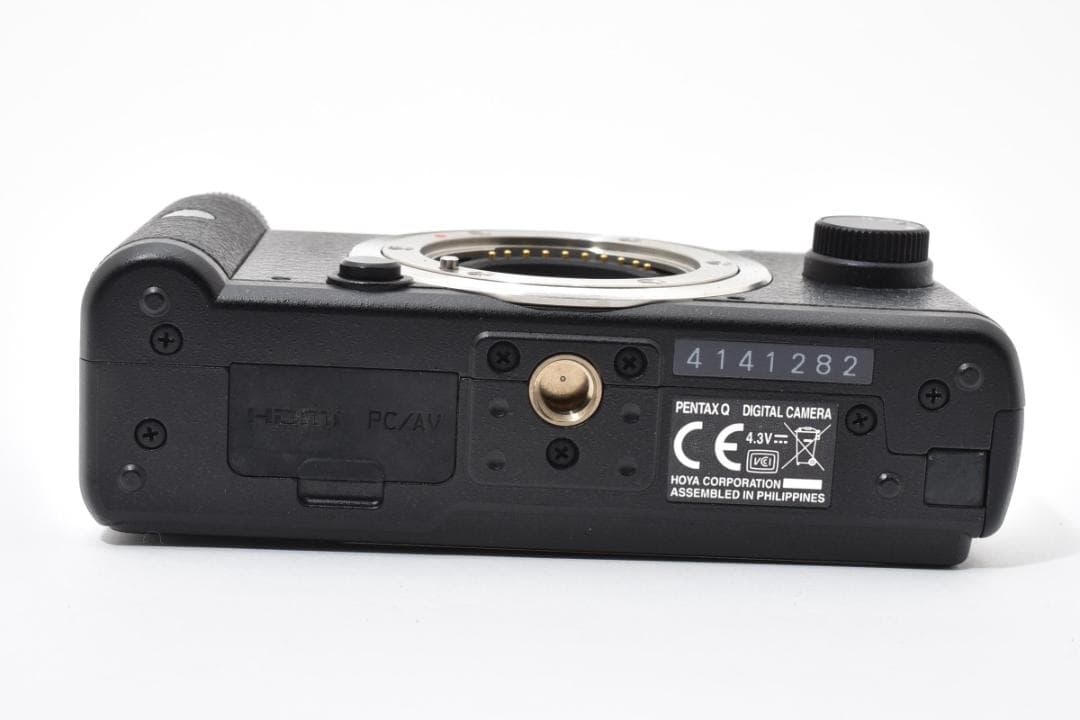超美品 ペンタックス Q ミラーレスデジタルカメラボディ ブラック Pentax