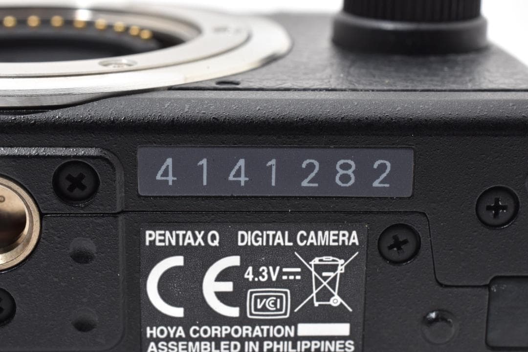 超美品 ペンタックス Q ミラーレスデジタルカメラボディ ブラック Pentax