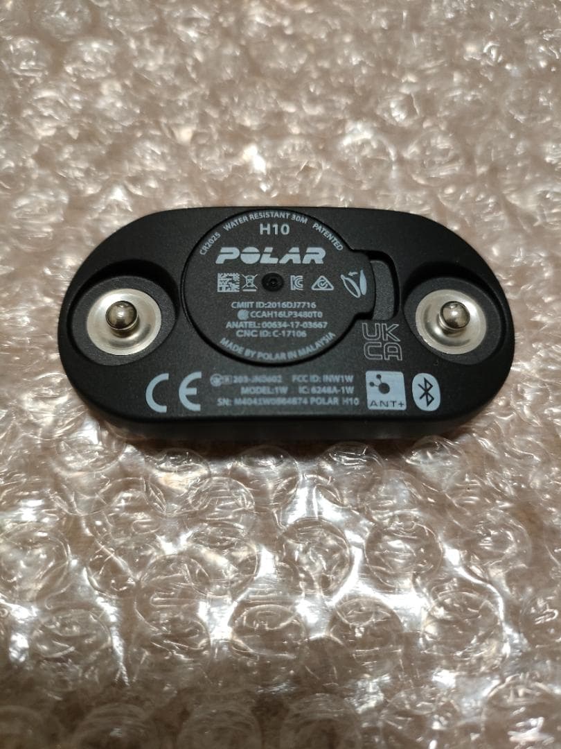 POLAR (ポラール) H10 心電式 胸 心拍センサー