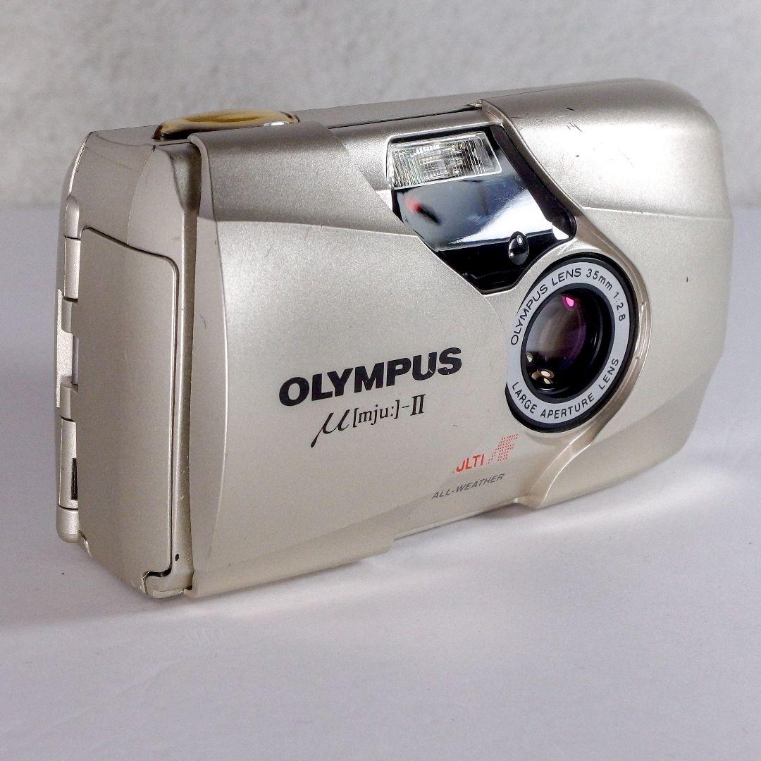 完動実用品 オリンパス OLYMPUS μ- II 35mm f2.8 シルバー