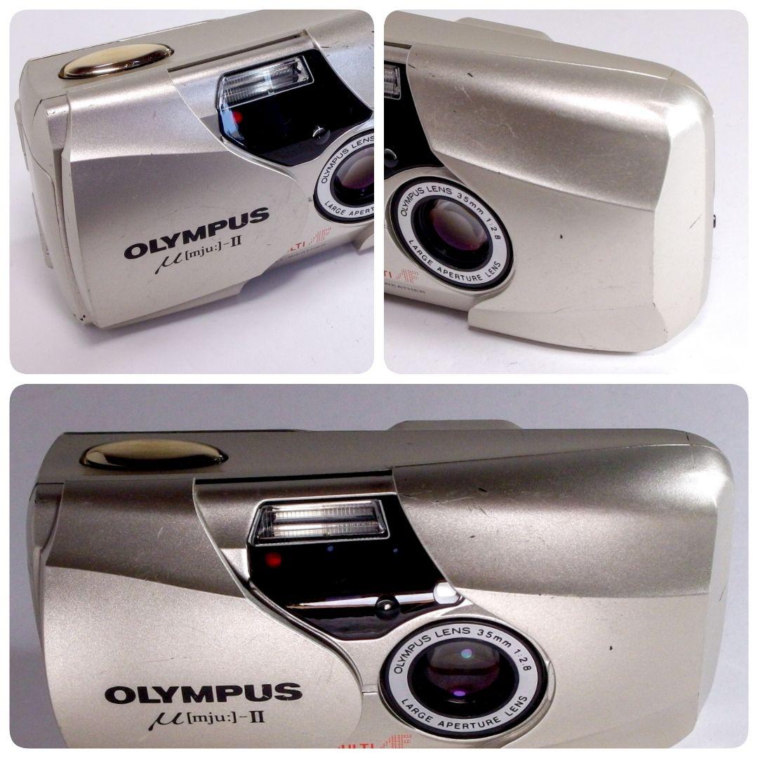 完動実用品 オリンパス OLYMPUS μ- II 35mm f2.8 シルバー