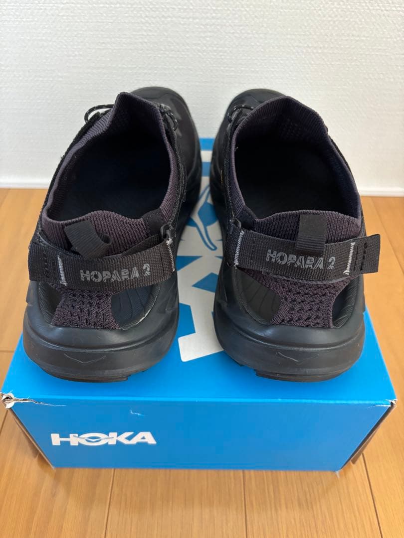 HOKA HOPARA2メンズ26.5㎝ブラック スポーツサンダル