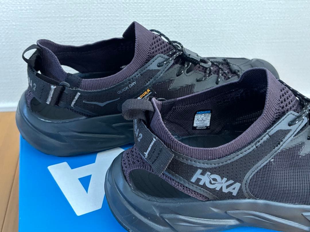 HOKA HOPARA2メンズ26.5㎝ブラック スポーツサンダル