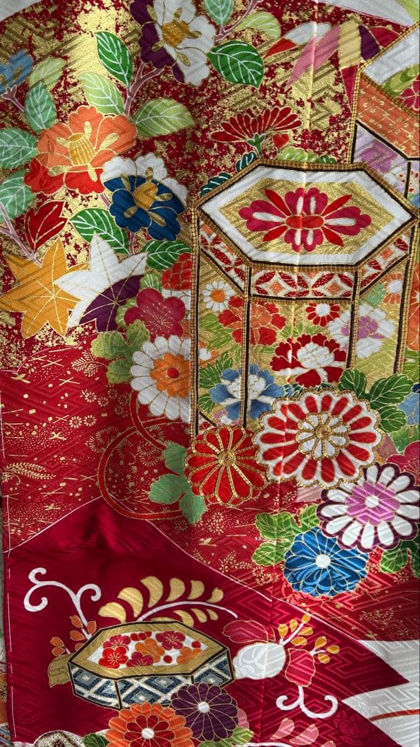 古典柄振袖 吉澤友禅　 吾妻　徳穂　新品未仕立て