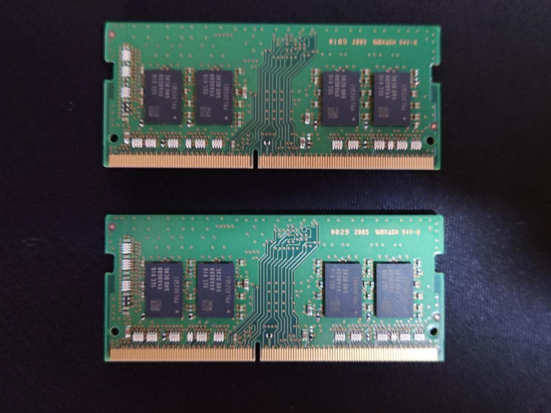 SAMSUNG DDR4-3200 8GBx2枚 ノートPC用