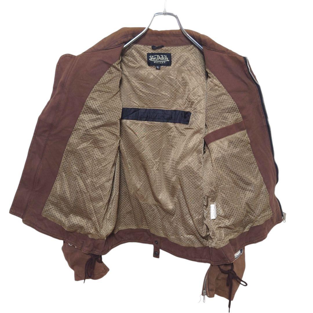 【Von Dutch MOTORS】ダック ライダースジャケット A-3016