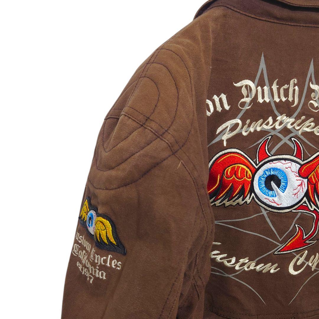 【Von Dutch MOTORS】ダック ライダースジャケット A-3016