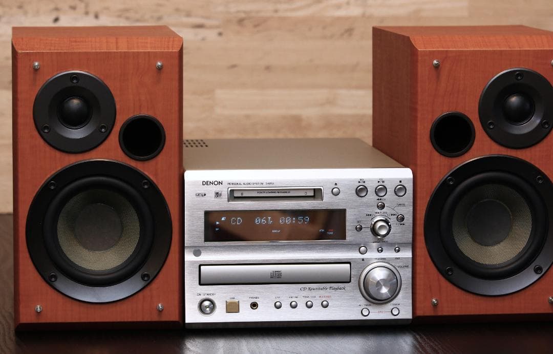 DENON　D-MS3　CD/MD/TUNER/USB　コンポ+スピーカー　美品