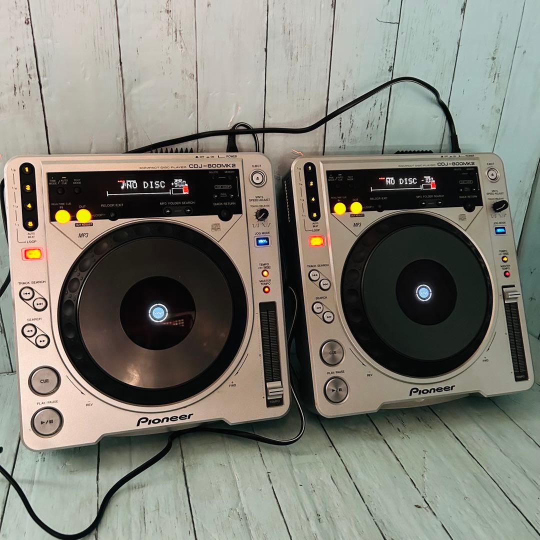 パイオニア　Pioneer CDJ-800MK2 2台セット CDデッキ　説明書