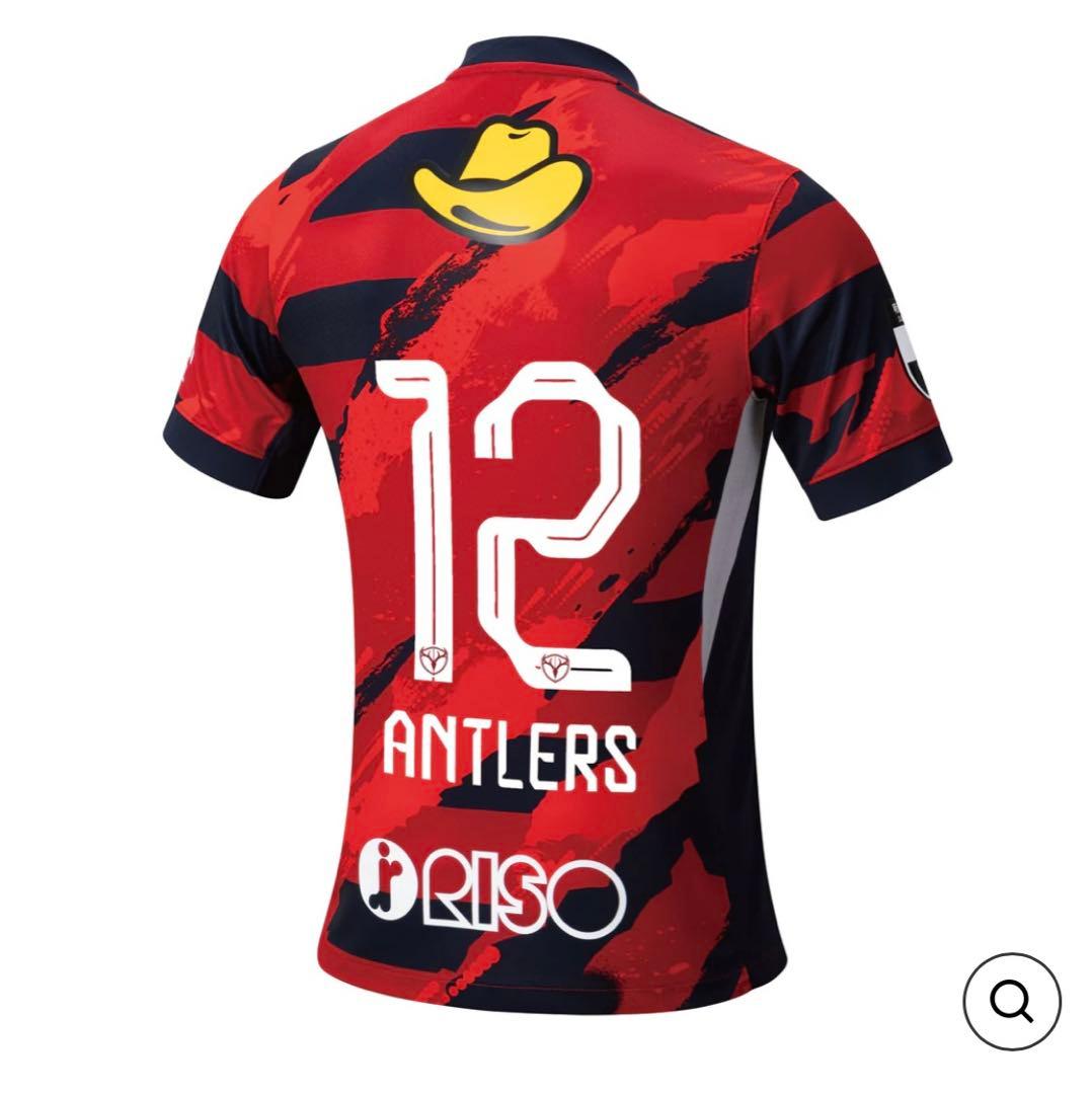 鹿島アントラーズ 2025年 レプリカユニフォームLサイズ、12番&リュック