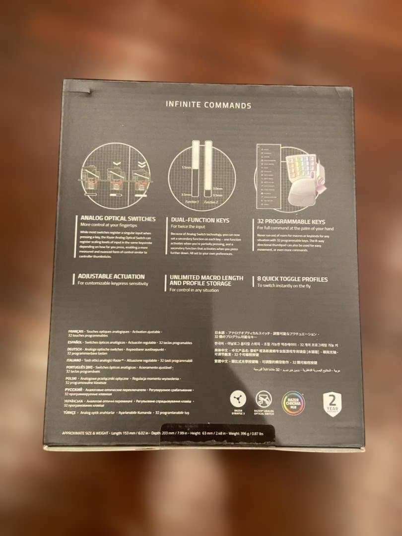 【新品】 Razer RZ07-03110200-R3M1 左手キーパッド