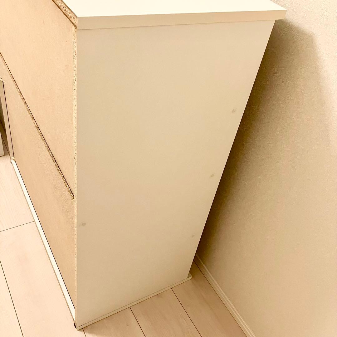 【匿名配送】ニトリ 4段チェスト NTHP CH9080 WH ホワイト 白