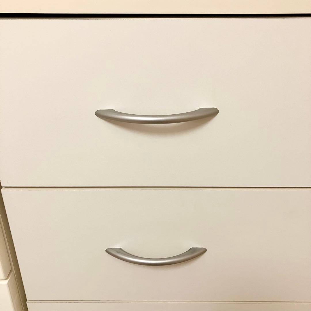 【匿名配送】ニトリ 4段チェスト NTHP CH9080 WH ホワイト 白