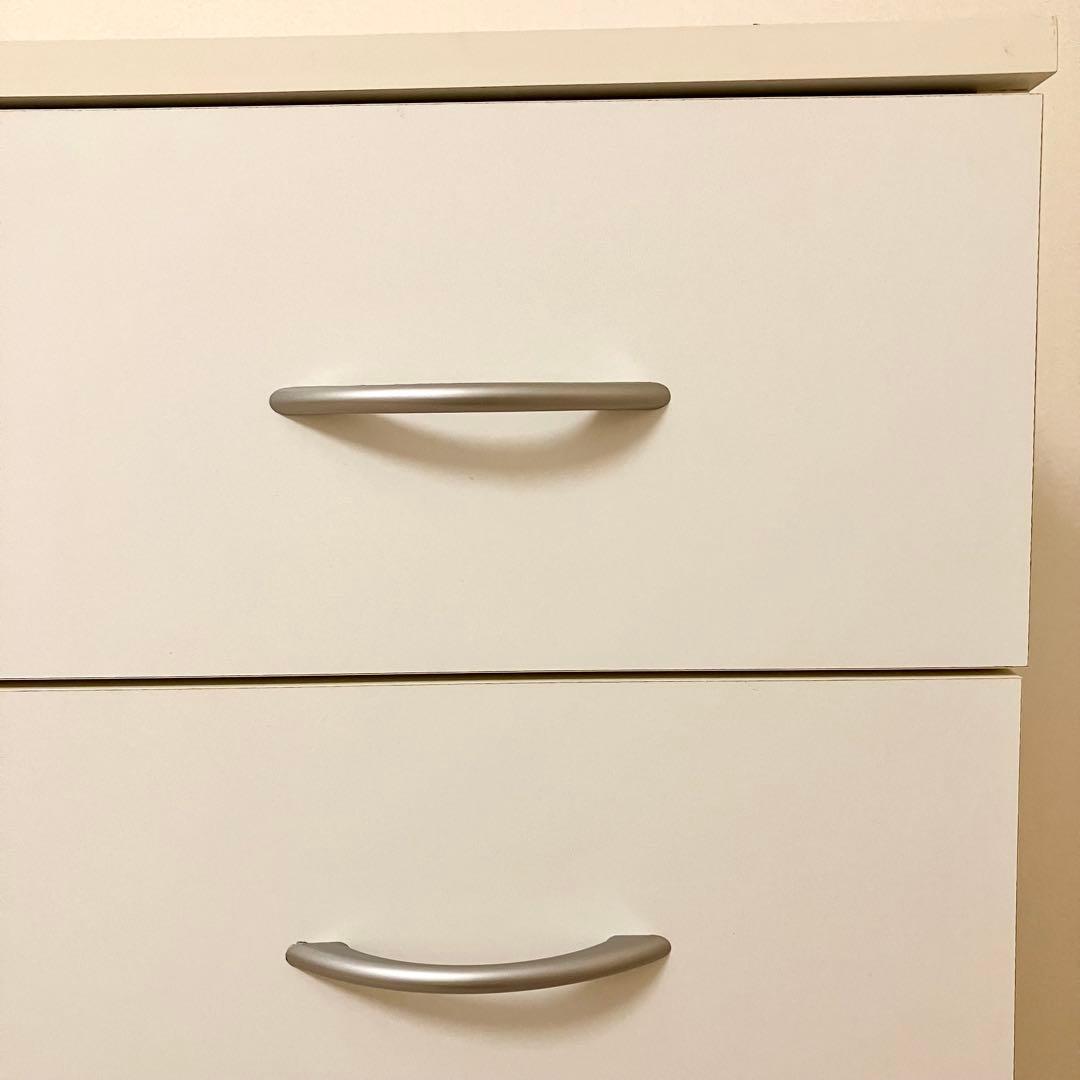 【匿名配送】ニトリ 4段チェスト NTHP CH9080 WH ホワイト 白