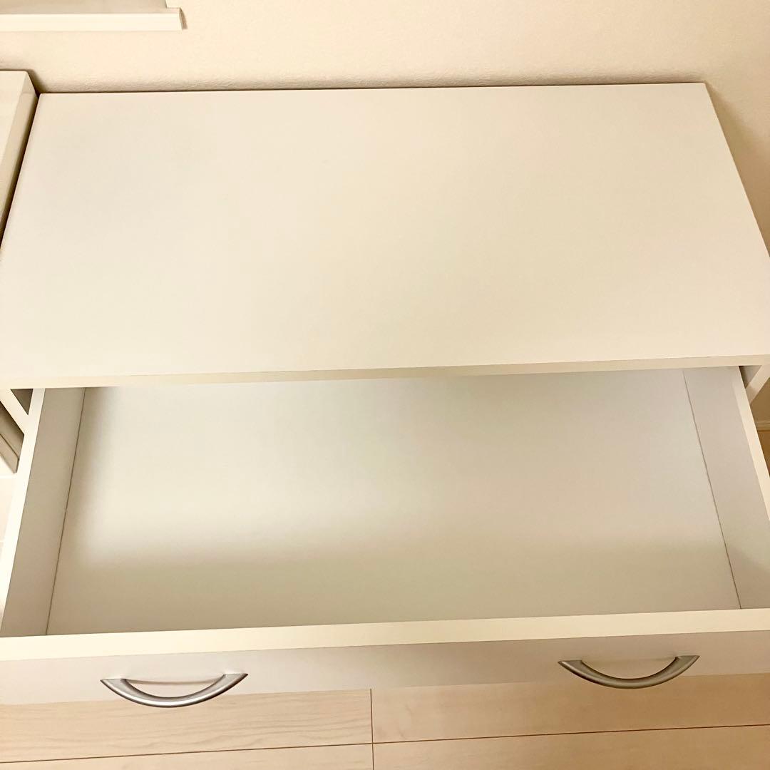 【匿名配送】ニトリ 4段チェスト NTHP CH9080 WH ホワイト 白