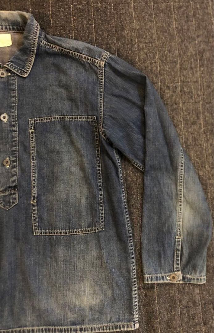 US ARMY M-35 米軍　デニム　プルオーバー　インディゴ