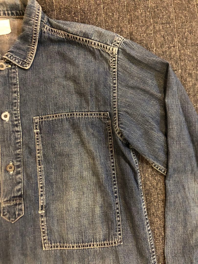 US ARMY M-35 米軍　デニム　プルオーバー　インディゴ