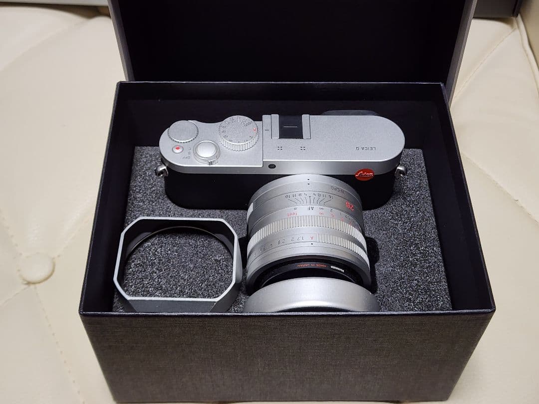 ライカQ Typ116 シルバー 付属品完備+プロテクター+非純正バッテリー