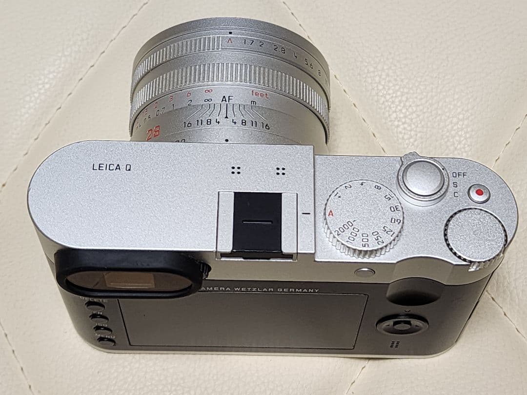 ライカQ Typ116 シルバー 付属品完備+プロテクター+非純正バッテリー