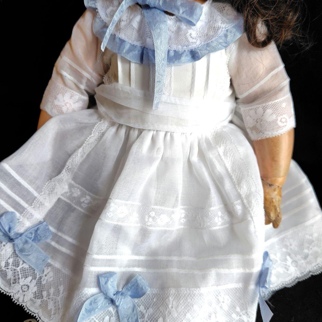専用アンティークドールドレスとボネの２点セット