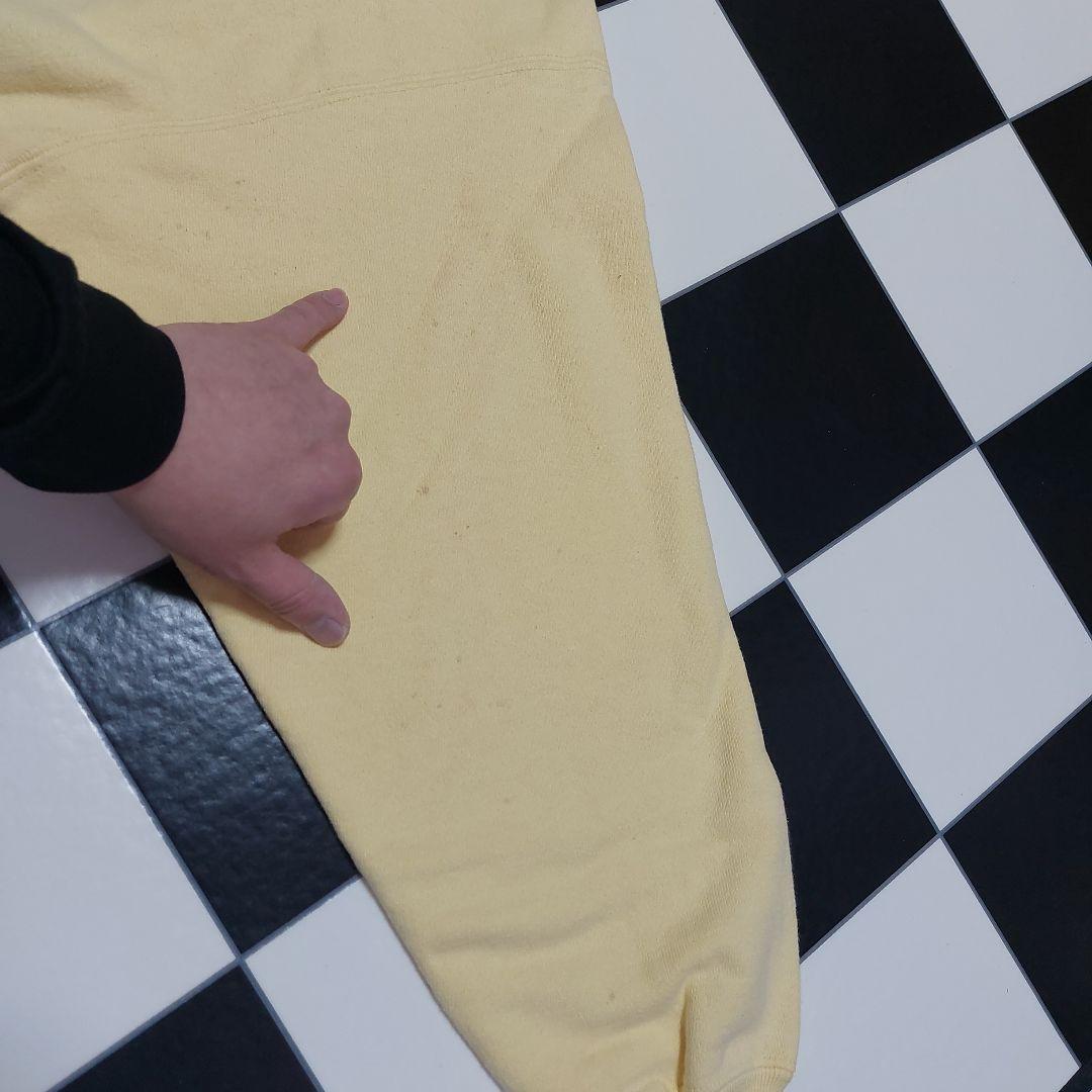 90s usa製 Champion　リバースウィーブ　ライトイエロー　黄色