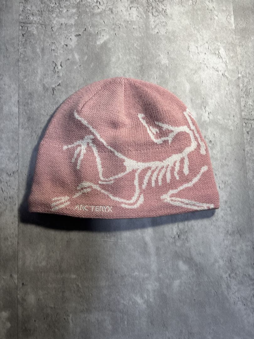ARC'TERYX BIRD ヘッドトーク　ビーニー帽子　ピンク