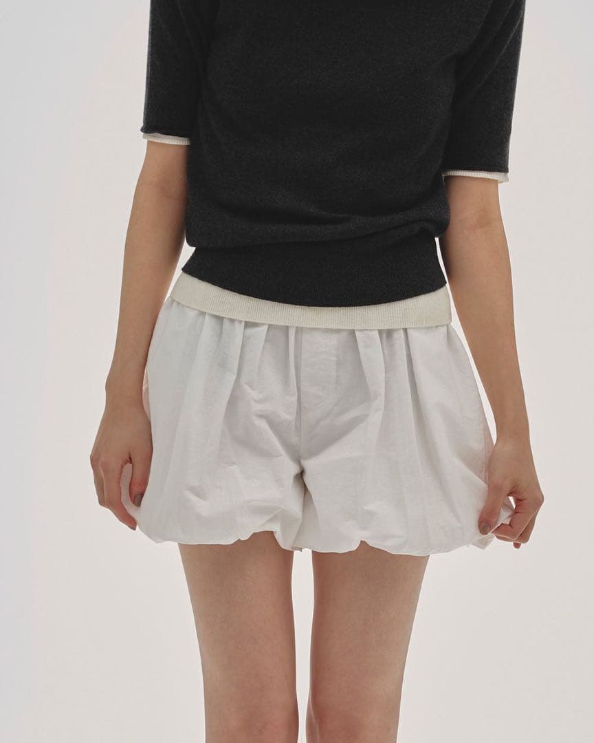 パンツ Todayful Gather Balloon Shorts