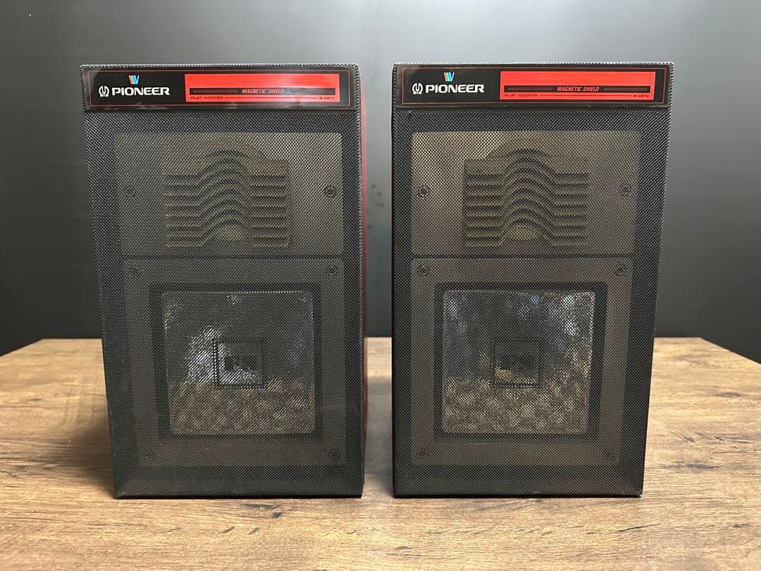 Pioneer パイオニア　S-X21V(RD) スピーカー　ペア シリアル同番