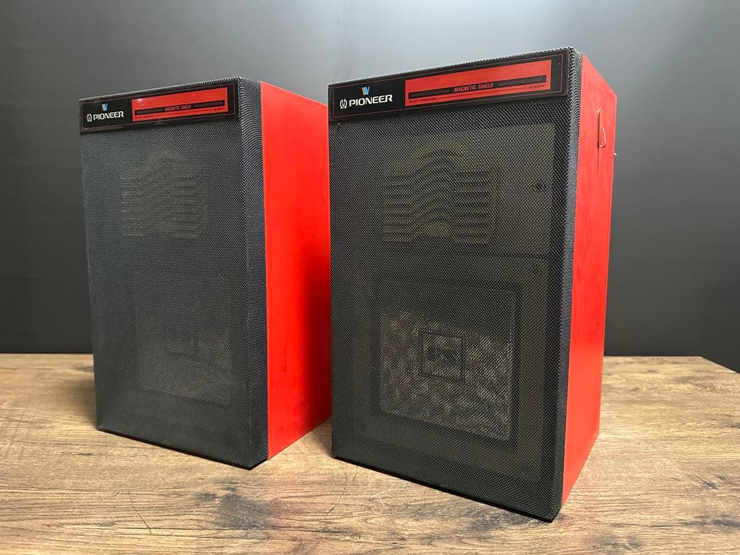 Pioneer パイオニア　S-X21V(RD) スピーカー　ペア シリアル同番