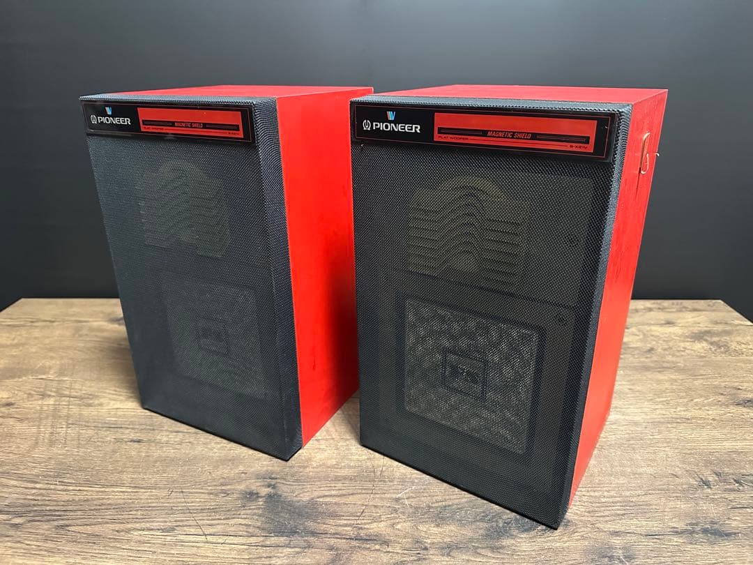 Pioneer パイオニア　S-X21V(RD) スピーカー　ペア シリアル同番