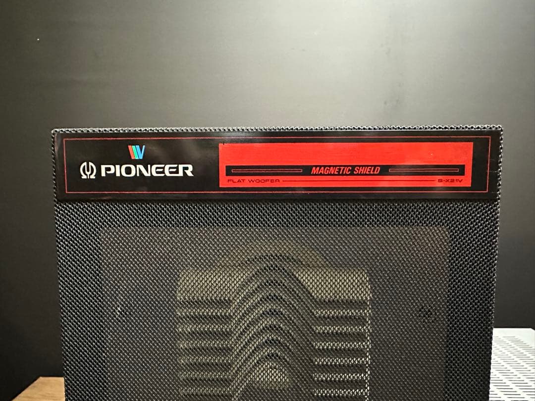 Pioneer パイオニア　S-X21V(RD) スピーカー　ペア シリアル同番