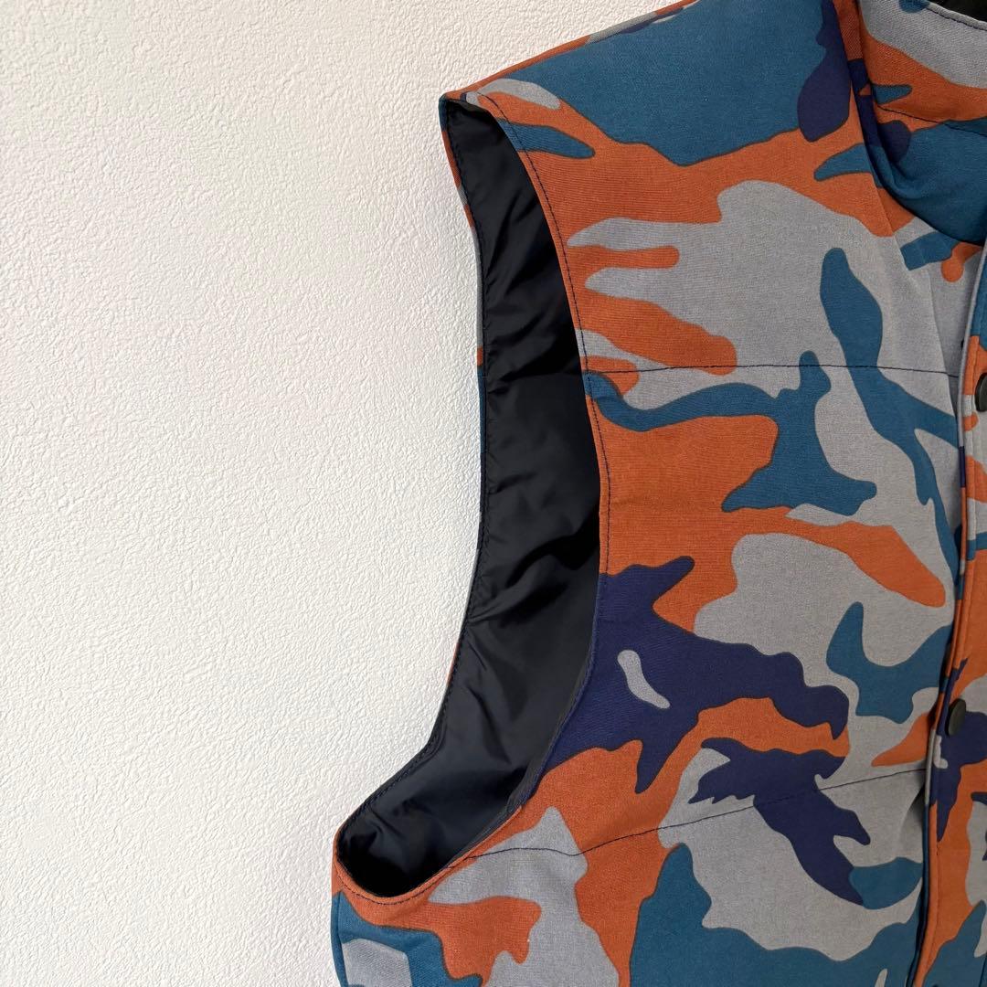 【極美品】  カナダグース ダウンベスト カモフラ 迷彩