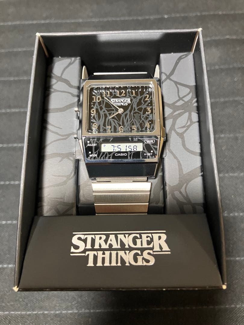 CASIO カシオ AQ-800EST-1AJR ストレンジャーシングスコラボ