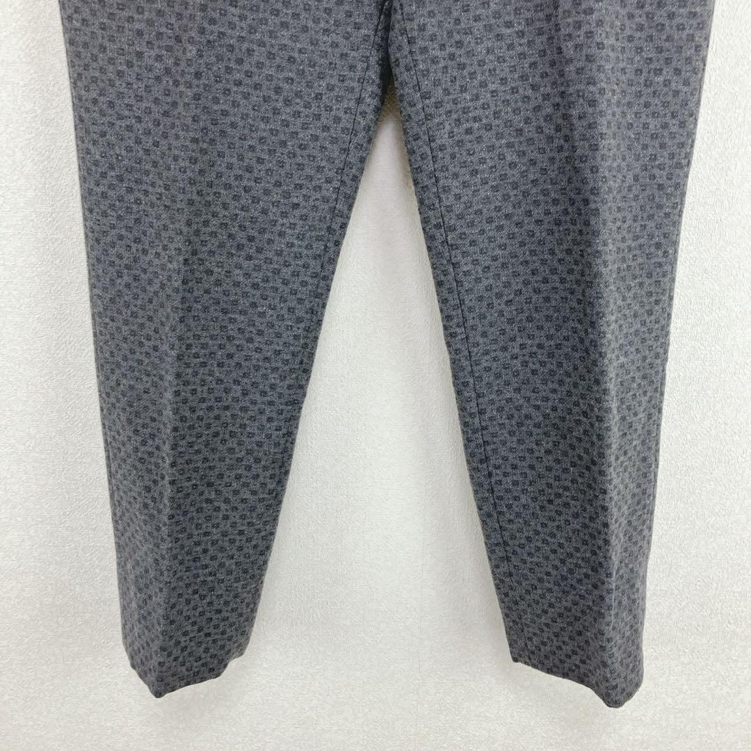 【ピーティーゼロウーノ】スラックス XL 総柄ボトムス 大きいサイズ カジュアル