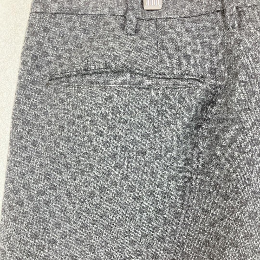 【ピーティーゼロウーノ】スラックス XL 総柄ボトムス 大きいサイズ カジュアル