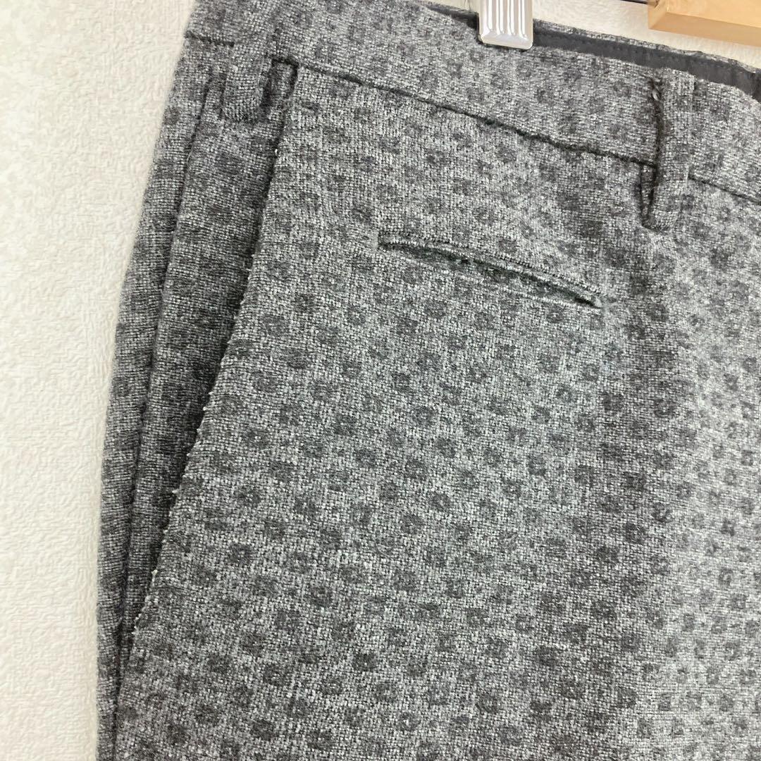 【ピーティーゼロウーノ】スラックス XL 総柄ボトムス 大きいサイズ カジュアル