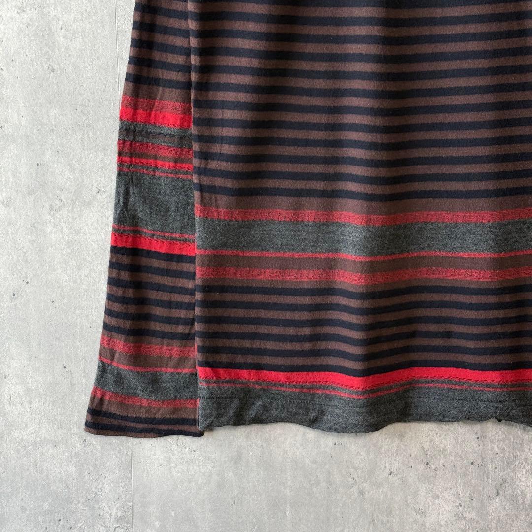 ワイズ Y's ヨウジヤマモト ボーダー ニット カットソー ウールコットン 2