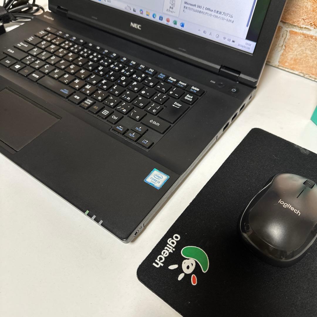 NECノート PC Webカメラ高速起動SSD Windows11 オフィス付